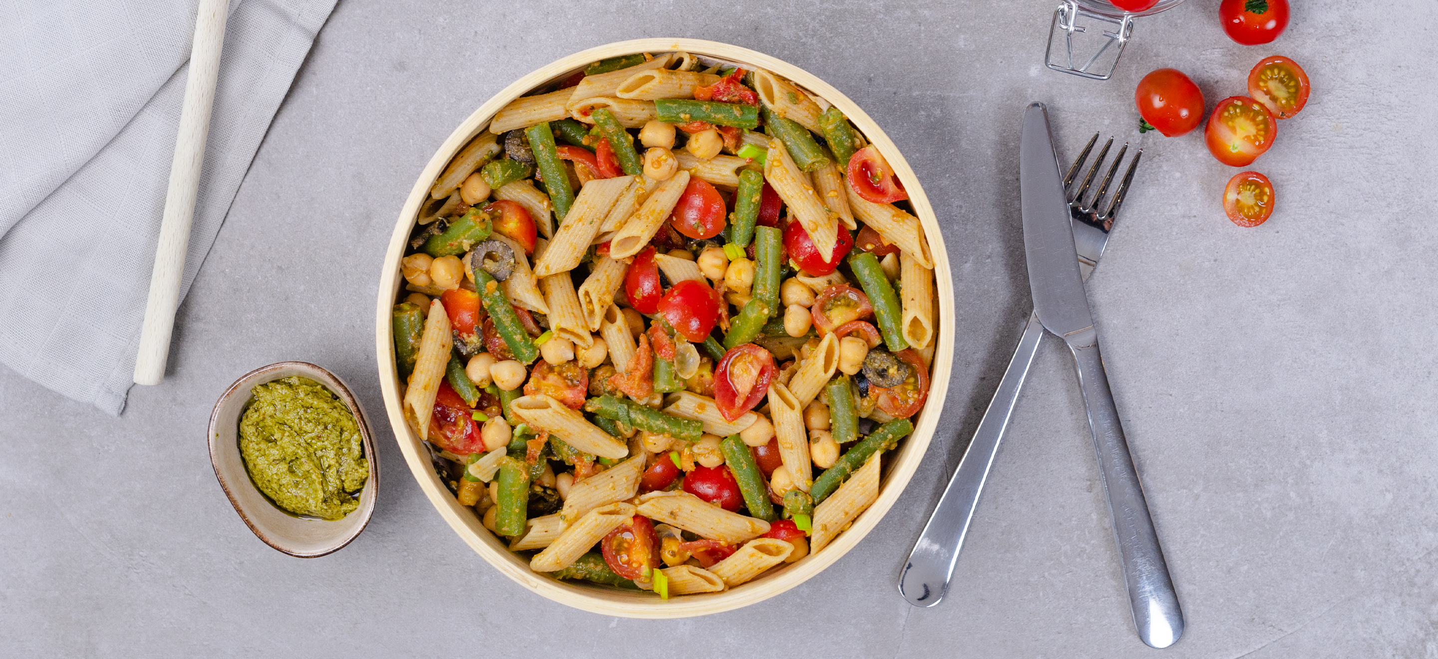 Penne salade op Toscaanse wijze