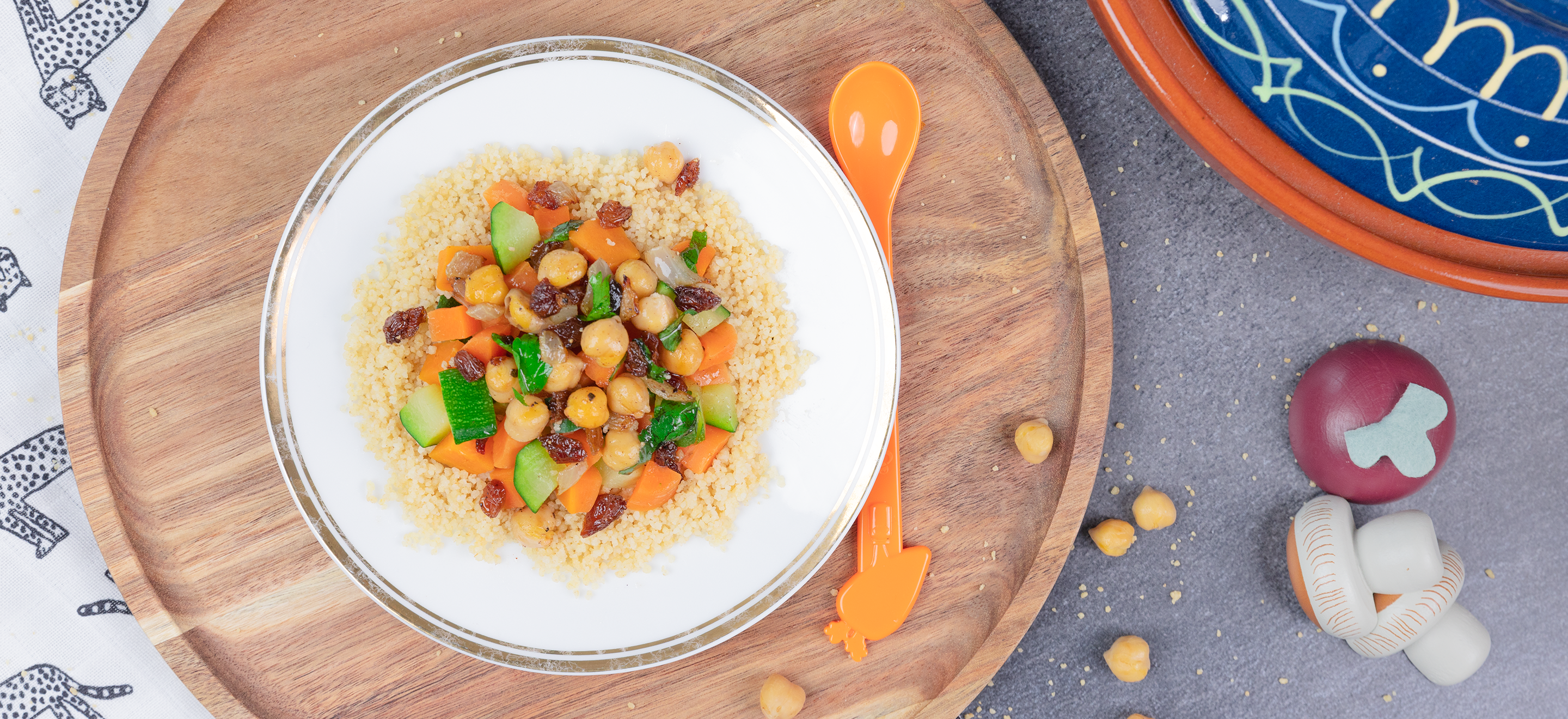 Traditionele Marokkaanse veggie couscous